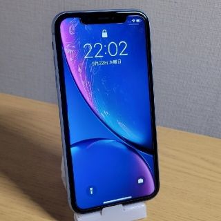 iPhone - iPhone XR ブルー 美品 64GB simロック解除済 即決大歓迎