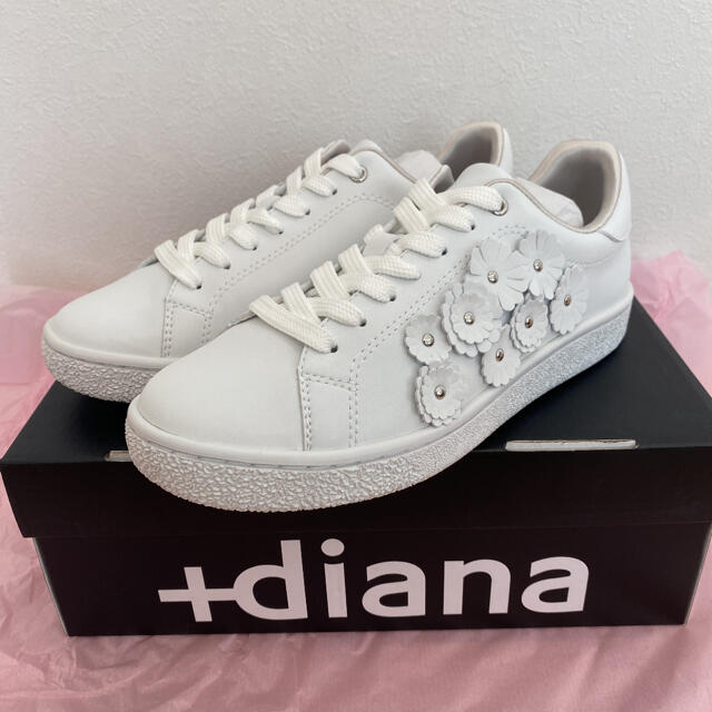 DIANA - 新品 人気 DIANA chayコラボ フラワーモチーフ DIANA - 新品 人気 DIANA chayコラボ フラワーモチーフ