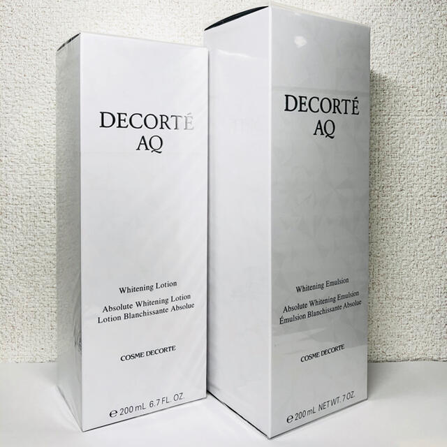 COSME DECORTE(コスメデコルテ)のコスメデコルテ AQ ホワイトニング 化粧水＆乳液 セット コスメ/美容のスキンケア/基礎化粧品(化粧水/ローション)の商品写真