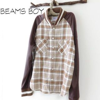 ビームスボーイ(BEAMS BOY)のBEAMS BOY  ビームス　サテンソデに　ネルシャツ　(シャツ/ブラウス(長袖/七分))