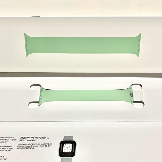 Apple Watch バンド　ピスタチオ　ソロループ