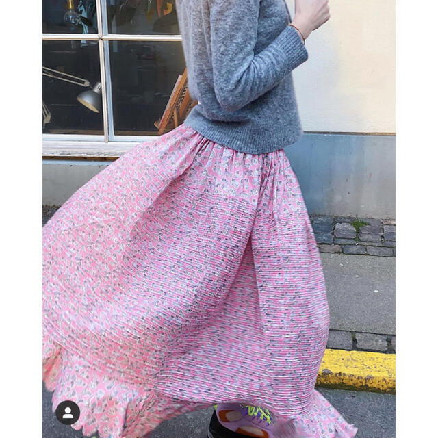 Drawer(ドゥロワー)のKame様専用Horror Vacui リバティ　キャット　スカート レディースのスカート(ロングスカート)の商品写真