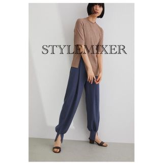 トゥデイフル(TODAYFUL)のSTYLEMIXERスタイルミキサー　完売　スリットヘムバルーンパンツ　新品(カジュアルパンツ)