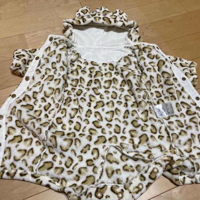 ヒョウ柄 カバーオール キッズ/ベビー/マタニティのベビー服(~85cm)(カバーオール)の商品写真