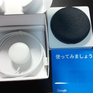 グーグル(Google)のGoogle Home Mini チャコール GA00216JP(その他)