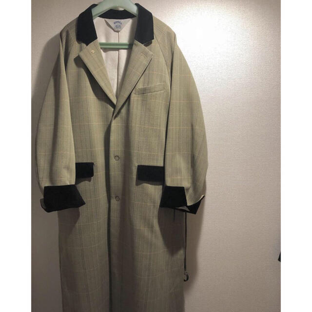 チェスターコートSUNSEA 18AW Polyys Tweed Coat