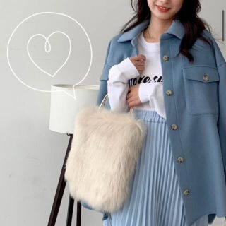 ザラ(ZARA)のBB VEGAN FUR BAG(トートバッグ)