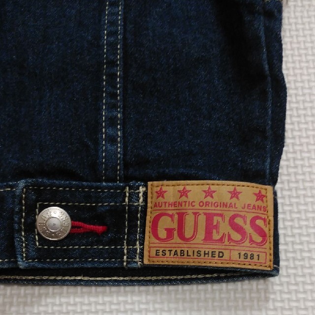 GUESS(ゲス)のGUESS　ゲス　Gジャン　キッズ　90～100　デニムジャケット　アウター キッズ/ベビー/マタニティのキッズ服女の子用(90cm~)(ジャケット/上着)の商品写真