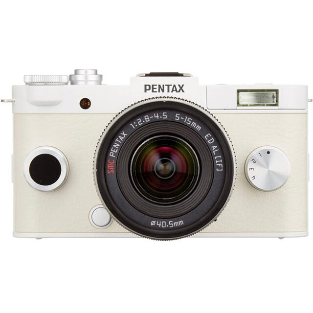 PENTAX(ペンタックス)のPENTAX ミラーレス一眼 Q-S1 ズームレンズキット　ピュアホワイト スマホ/家電/カメラのカメラ(ミラーレス一眼)の商品写真