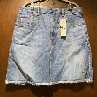 ジーユー(GU)の☆新品☆GU デニムスカート XXL(ミニスカート)