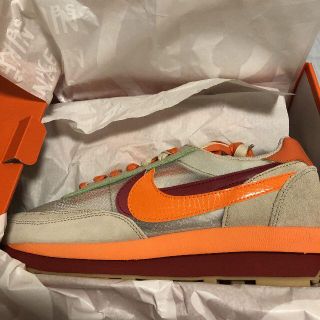 ナイキ(NIKE)のNIKE CLOT SACAI LD WAFFLE ORANGE BLAZE(スニーカー)