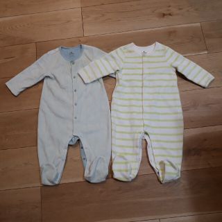 ベビーギャップ(babyGAP)のbabygap　足つきロンパース　2点(ロンパース)