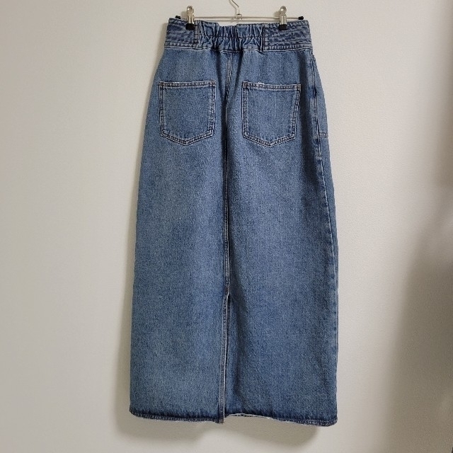 Ameri VINTAGE(アメリヴィンテージ)のちぇる様専用　　UNEVENNESS POCKET DENIM SKIRT レディースのスカート(ロングスカート)の商品写真