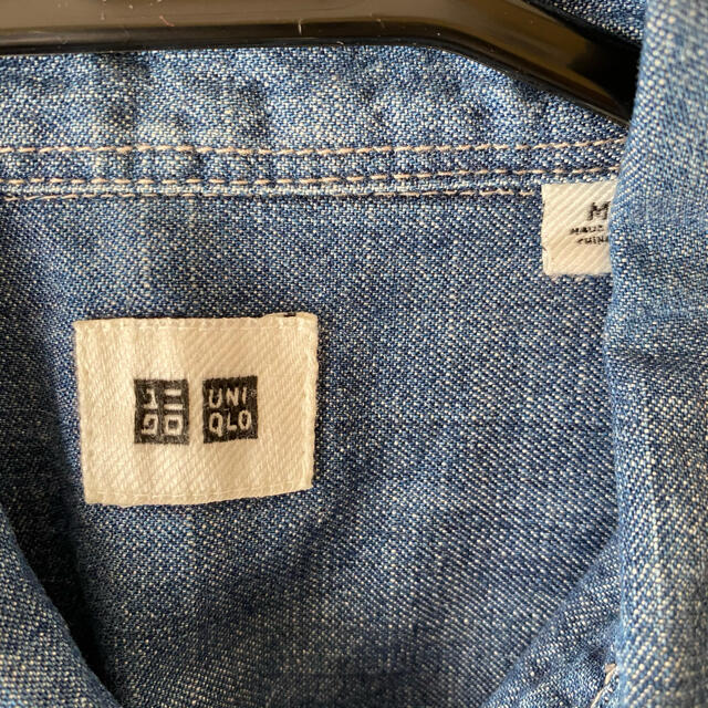 UNIQLO(ユニクロ)の【UNIQLO】メンズトップス長袖デニムシャツ　Mサイズ メンズのトップス(シャツ)の商品写真