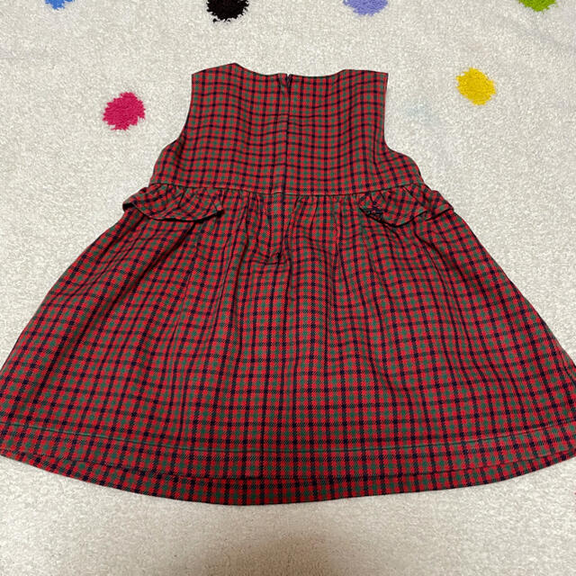 familiar(ファミリア)のファミリア  チェックワンピース キッズ/ベビー/マタニティのベビー服(~85cm)(ワンピース)の商品写真