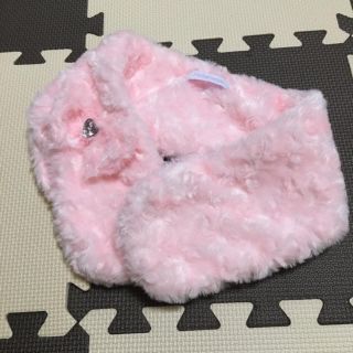 マザウェイズ(motherways)の美品！マザウェイズ♡バラボアマフラー/ピンク(マフラー/ストール)