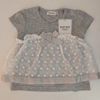 ベベ(BeBe)のSLAP SLIP(スラップ スリップ)　BEBE　レースカットソー(Ｔシャツ)