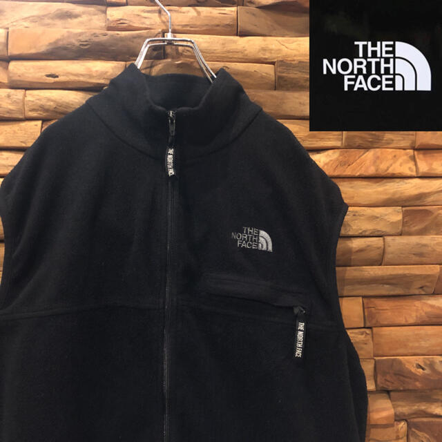 THE NORTH FACE フリースベスト バイカラー ブルー/X325