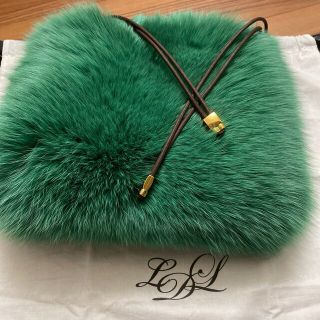 LUDLOW FOXファー 巾着 BAG バッグレディース - ハンドバッグ