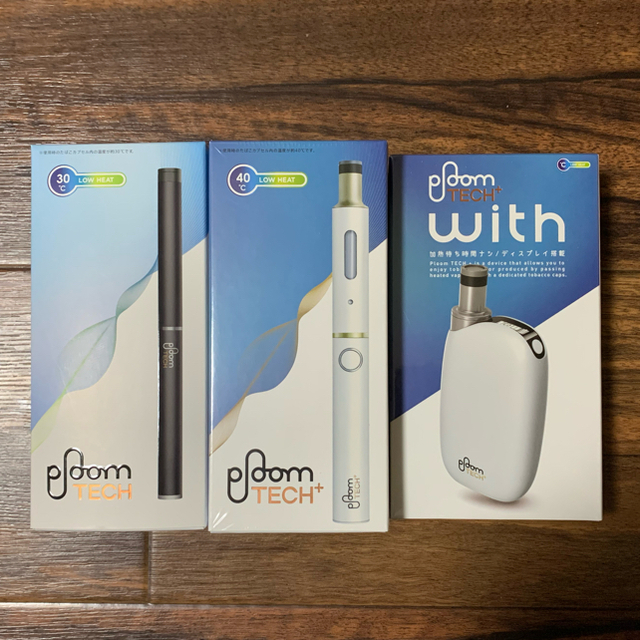 【新品】Ploom TECH、TECH +、TECH+with セット