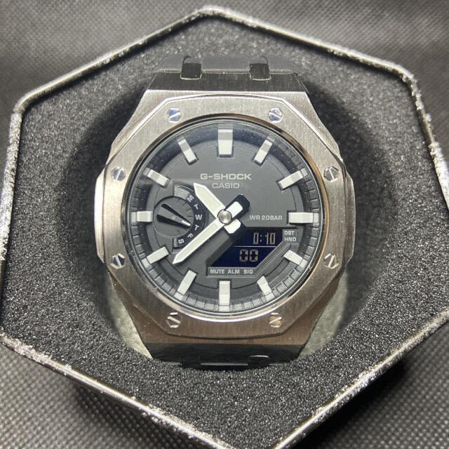 G-SHOCK(ジーショック)のGA2100 カスタム ベゼル&ベルトセット メンズの時計(金属ベルト)の商品写真