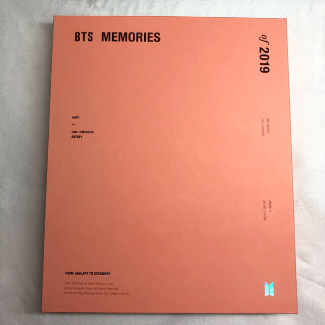 BTS 2019 Memories DVD 日本語字幕付き