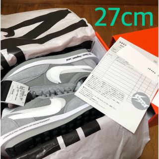 サカイ(sacai)のsacai × nike × fragment  DLWAFFLE/SF(スニーカー)