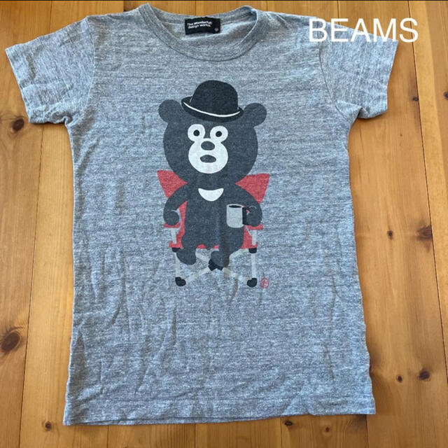 BEAMS(ビームス)のビームス　レディース　くまイラストＴシャツ　ur ユニクロ レディースのトップス(Tシャツ(半袖/袖なし))の商品写真