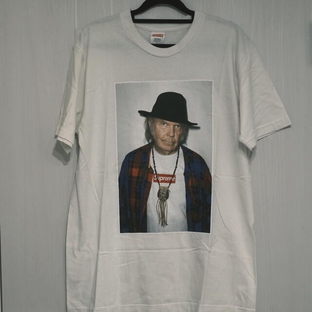 Supreme 15SS Neil Young Teeニールヤング 白 L