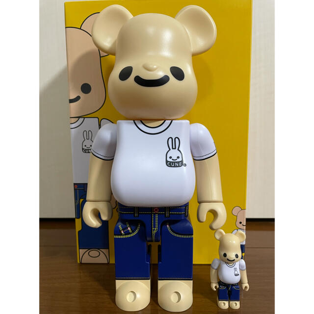 CUNE BE@RBRICK 100％＆400％ キューン ベアブリック お待たせ! 62.0 ...