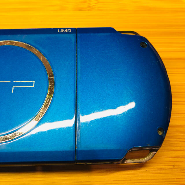 SONY(ソニー)のpsp 3000 ブルー　ジャンク　通電確認済　ボタン確認済 エンタメ/ホビーのゲームソフト/ゲーム機本体(携帯用ゲーム機本体)の商品写真
