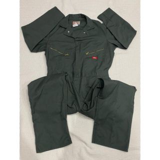 ディッキーズ(Dickies)のやや難あり/Dickies★長袖つなぎ　オリーブグリーン？　サイズL-TALL(サロペット/オーバーオール)