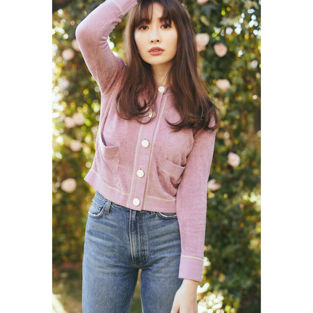 サイズ変更オプション herlipto Cotton-blendBleltedtweedJacket
