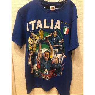 チェラミケイタリア(Ceramiche Italia)のITALIA サッカー イタリア代表 アズーリ ドイツW杯優勝記念 Tシャツ M(Tシャツ/カットソー(半袖/袖なし))