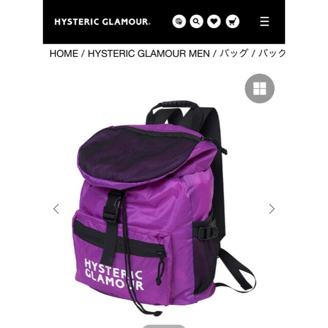 HYSTERIC GLAMOUR - ❤︎HISTERIC GLAMOR 新品！パッカブルバッグ