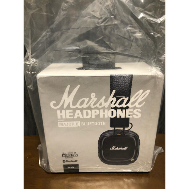 新品　MarshallMAJORⅡマーシャルメジャー2 黒bluetooth