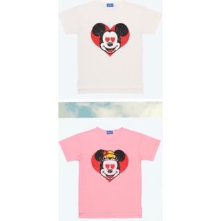 ミニーマウス(ミニーマウス)のTDR  Tシャツ　ミッキー　ミニー　ミキミニ　アイラブ　ペア(Tシャツ(半袖/袖なし))