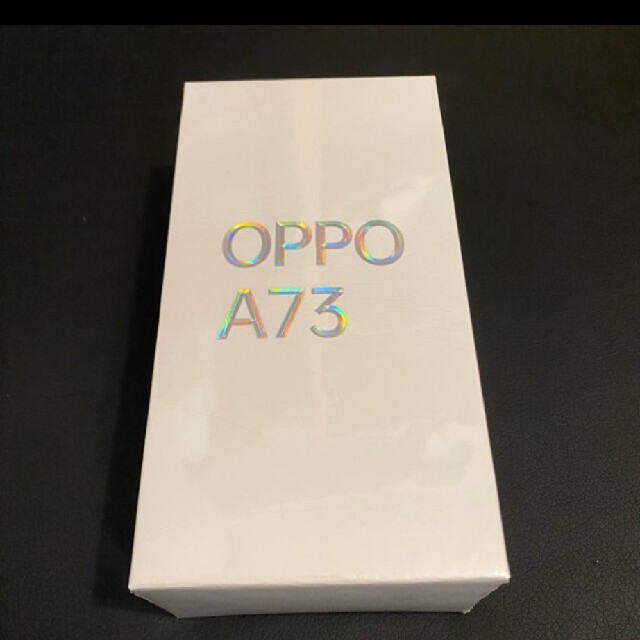 OPPO(オッポ)の【新品未使用】OPPO  A73　ネイビーブルー スマホ/家電/カメラのスマートフォン/携帯電話(スマートフォン本体)の商品写真