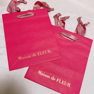 メゾンドフルール(Maison de FLEUR)のMaison de FLEUR ピンクマニア ショッパー(ショップ袋)