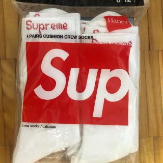 シュプリーム(Supreme)のSupreme Hanes Crewソックス靴下シュプリーム(ソックス)