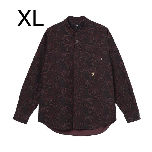 Stussy Union oxford paisley shirt XL