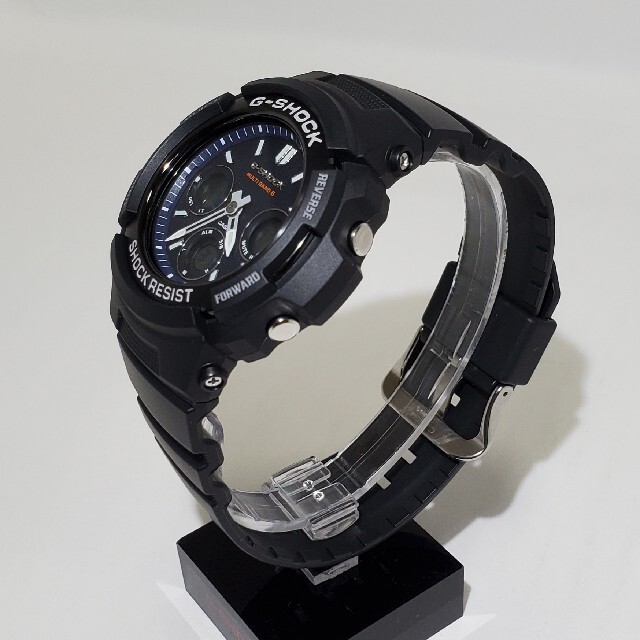 G-SHOCK(ジーショック)の〖美品・電波ソーラー〗CASIO G-SHOCK AWG-M100SB メンズの時計(腕時計(アナログ))の商品写真