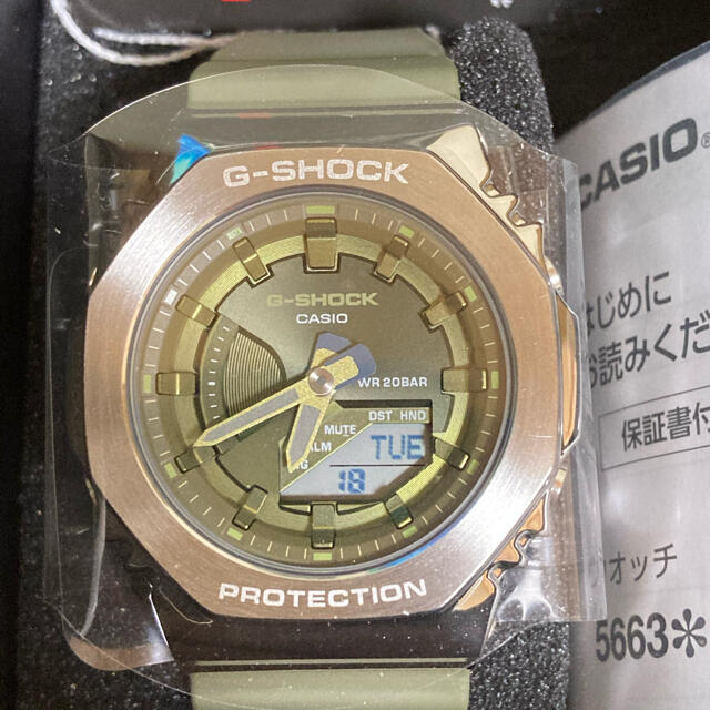 CASIO G-SHOCK アナデジ 八角形 小型  GM-S2100-3AJF