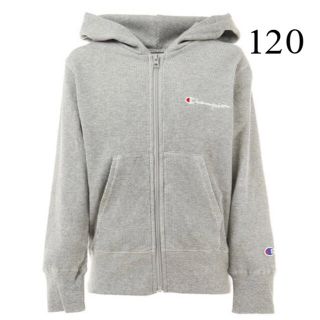 チャンピオン(Champion)の期間限定値下げ新品15323チャンピオン120cmグレー薄手ジップアップパーカー(ジャケット/上着)