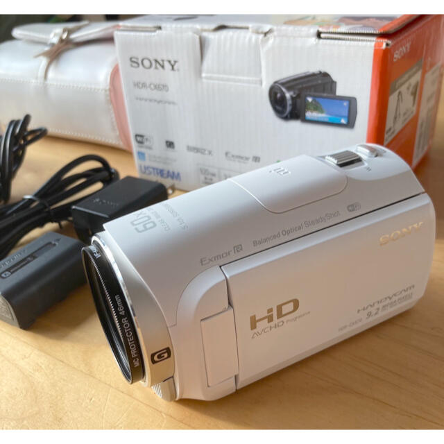 SONY(ソニー)のSONY  SONY HDR-CX670 HANDYCAM スマホ/家電/カメラのカメラ(ビデオカメラ)の商品写真