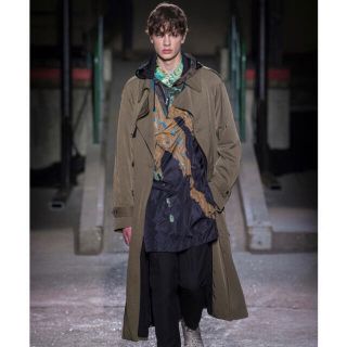 完成品 18ss dries van noten ナイロントレンチコート S | ochge.org