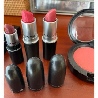 マック(MAC)のm.a.c チーク　ブラッシュ　リップ　人気シーシアーなどセット売り(口紅)