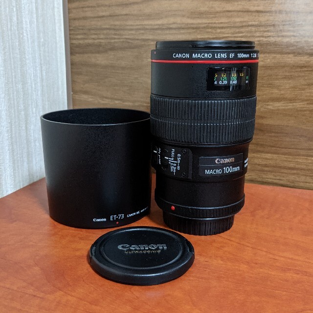 国産品 Canon - Canon EF100mm F2.8Lマクロ IS USM レンズ(単焦点