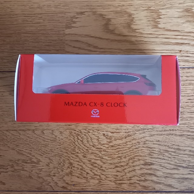 マツダ(マツダ)のMAZDA CX-8　CLOCK　マツダ　ミニカー　時計 エンタメ/ホビーのおもちゃ/ぬいぐるみ(ミニカー)の商品写真
