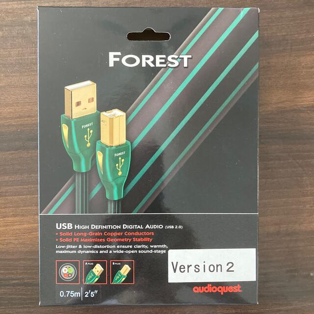 オーディオクエスト USBケーブル 0.75m FOREST - ケーブル